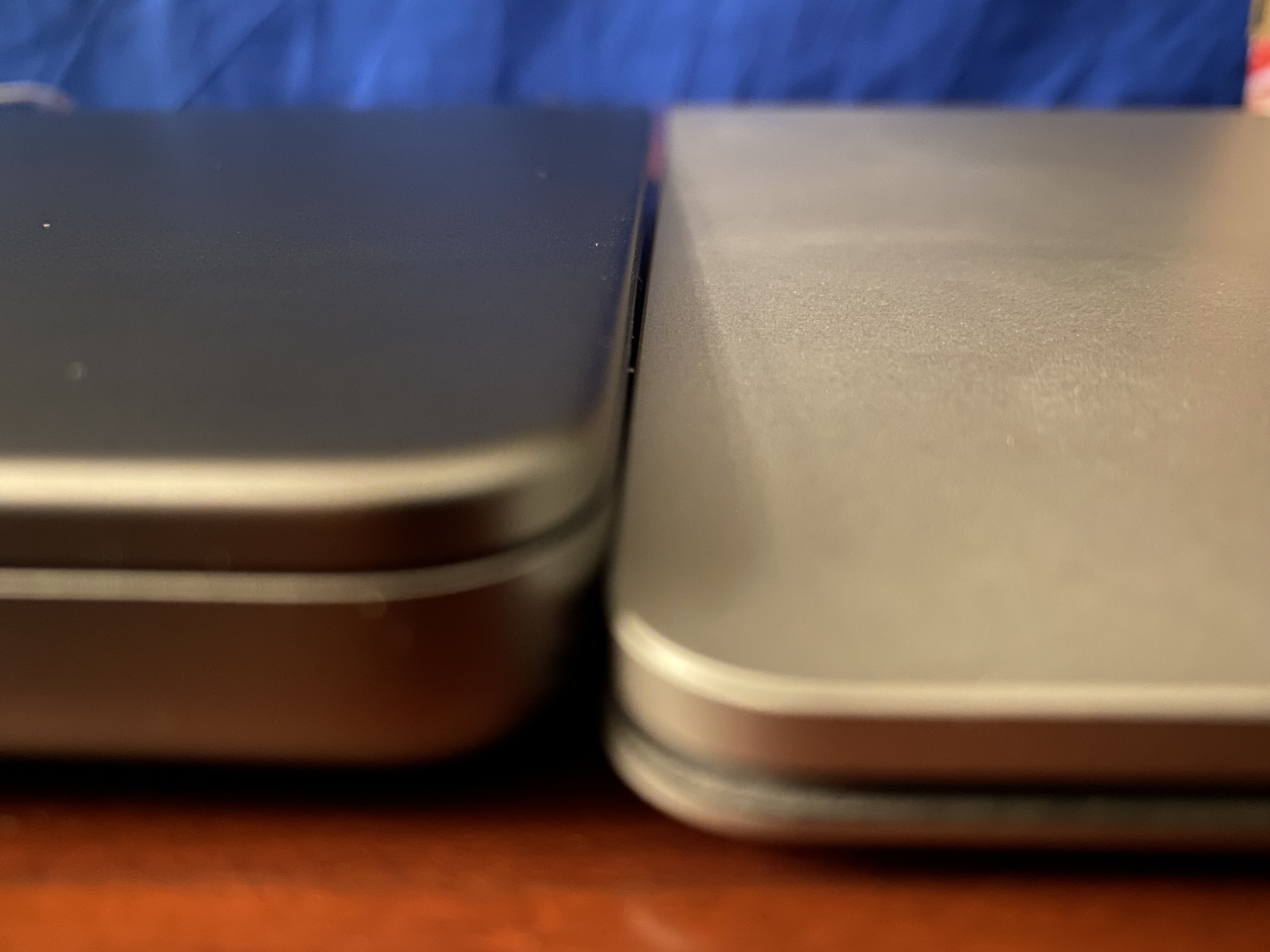Comparison between the MBP and SL3, MBP on the left